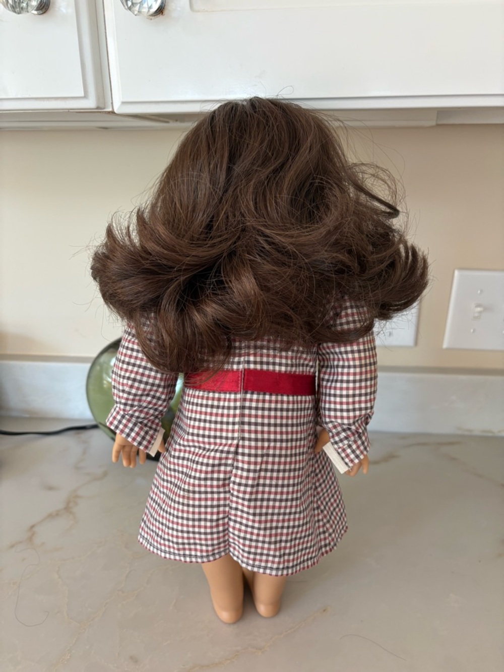 Samantha American Girl Doll in Red and White Gingham Dress - Picture 2 of 4